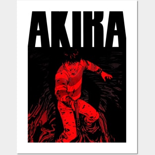 AKIRA kaneda red Posters and Art